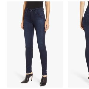ag farrah skinny fit in dark blue